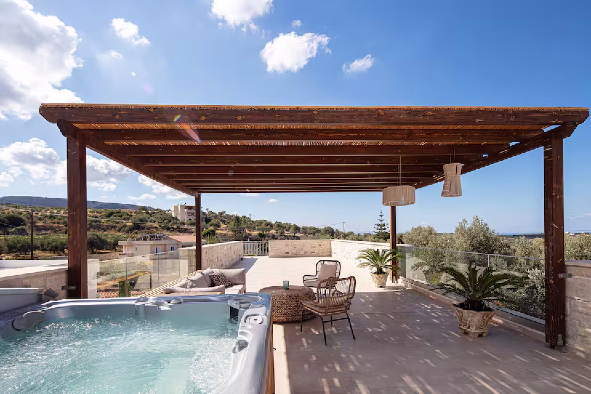 Elegant Stone Villa with Private Pool & Sea Views — 1