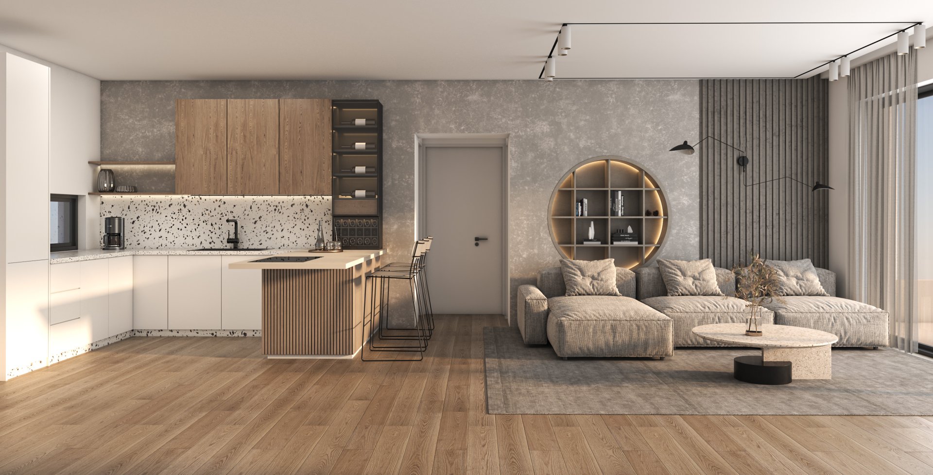 Modern Urban 2 Bedroom 2 Bathroom Residence — 4