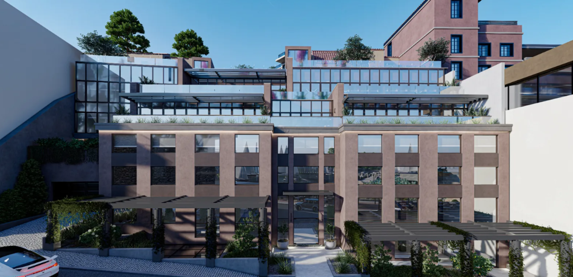3,750 m² Building with Roof Garden & Parking — 5