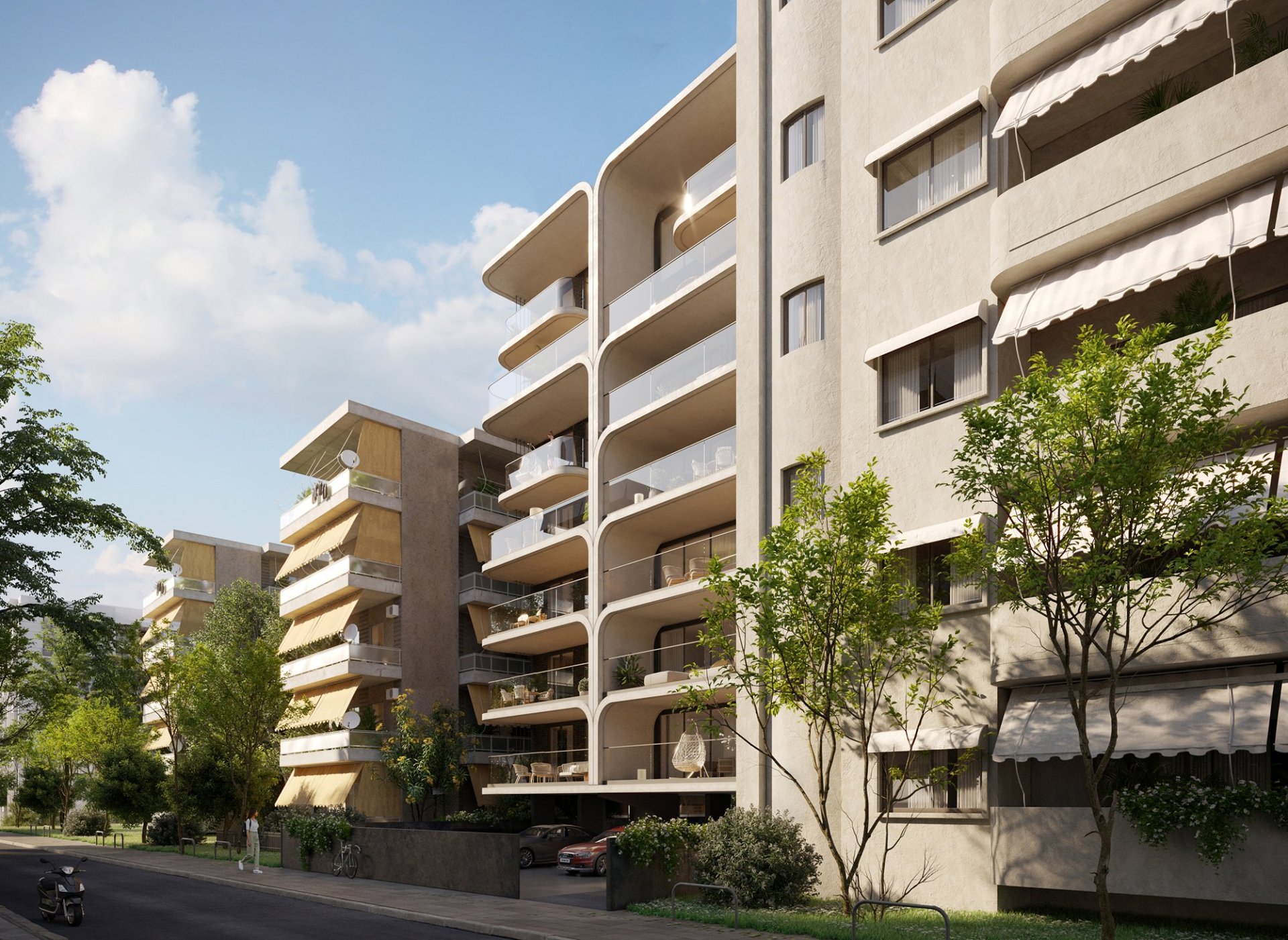 Modern 2-Bedroom Apartment with Private Balcony and Rooftop Pool Access — 5