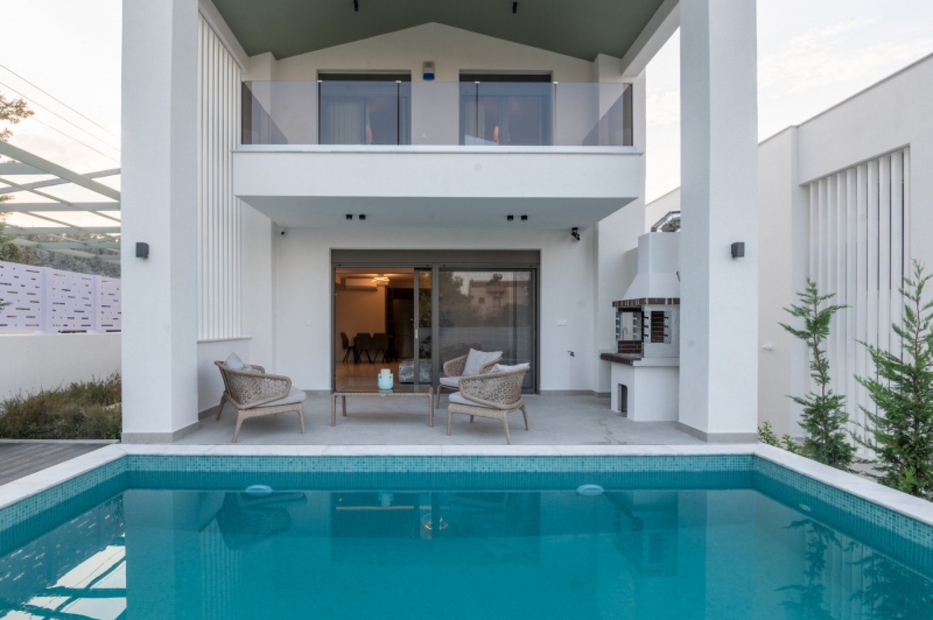 Villa Polichrono Crest – Modern 3-Level Maisonette with Private Pool & Sea Views — 1