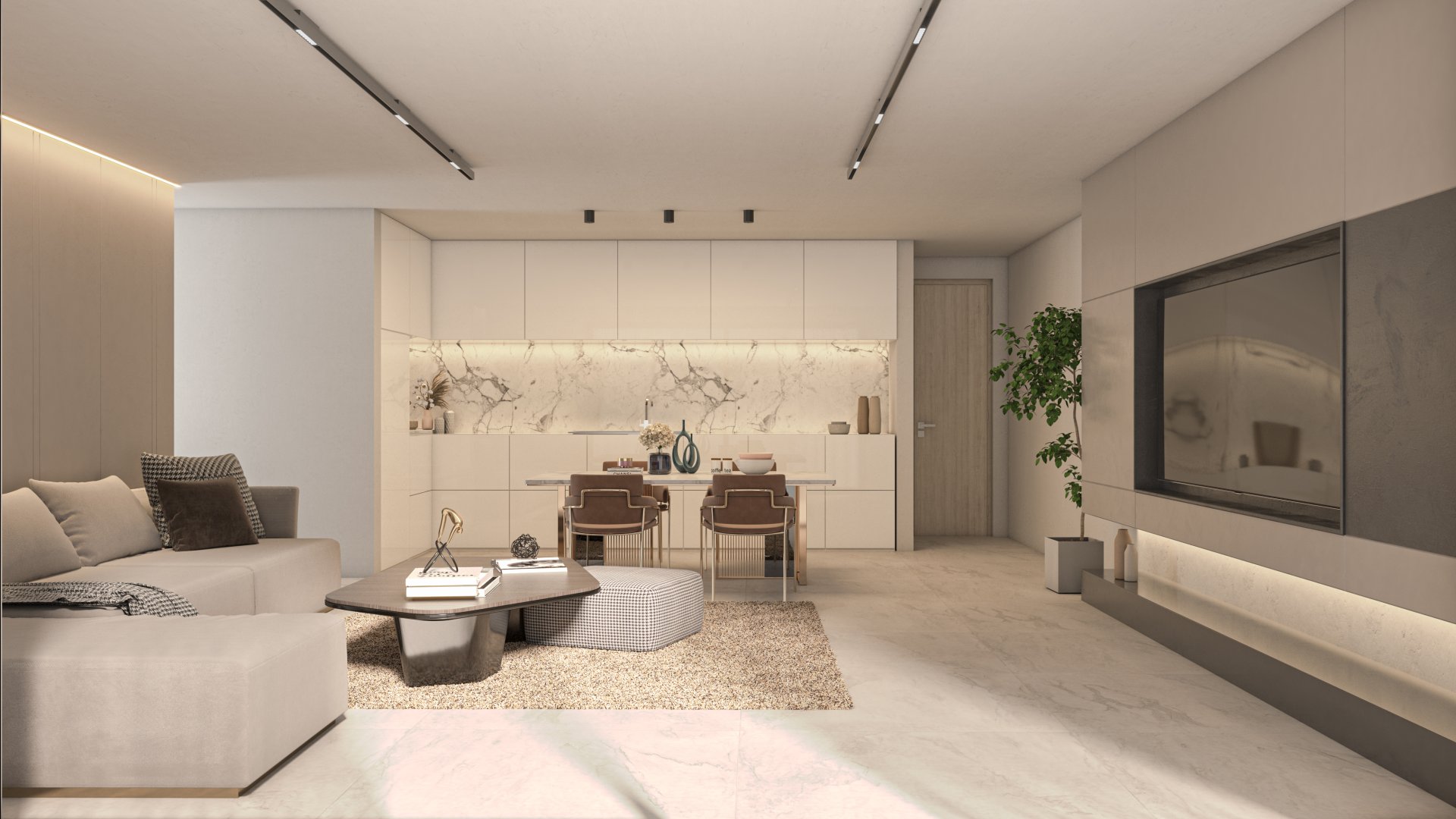 Luxury 3-Bedroom Rooftop Apartment with Panoramic Terrace — 3