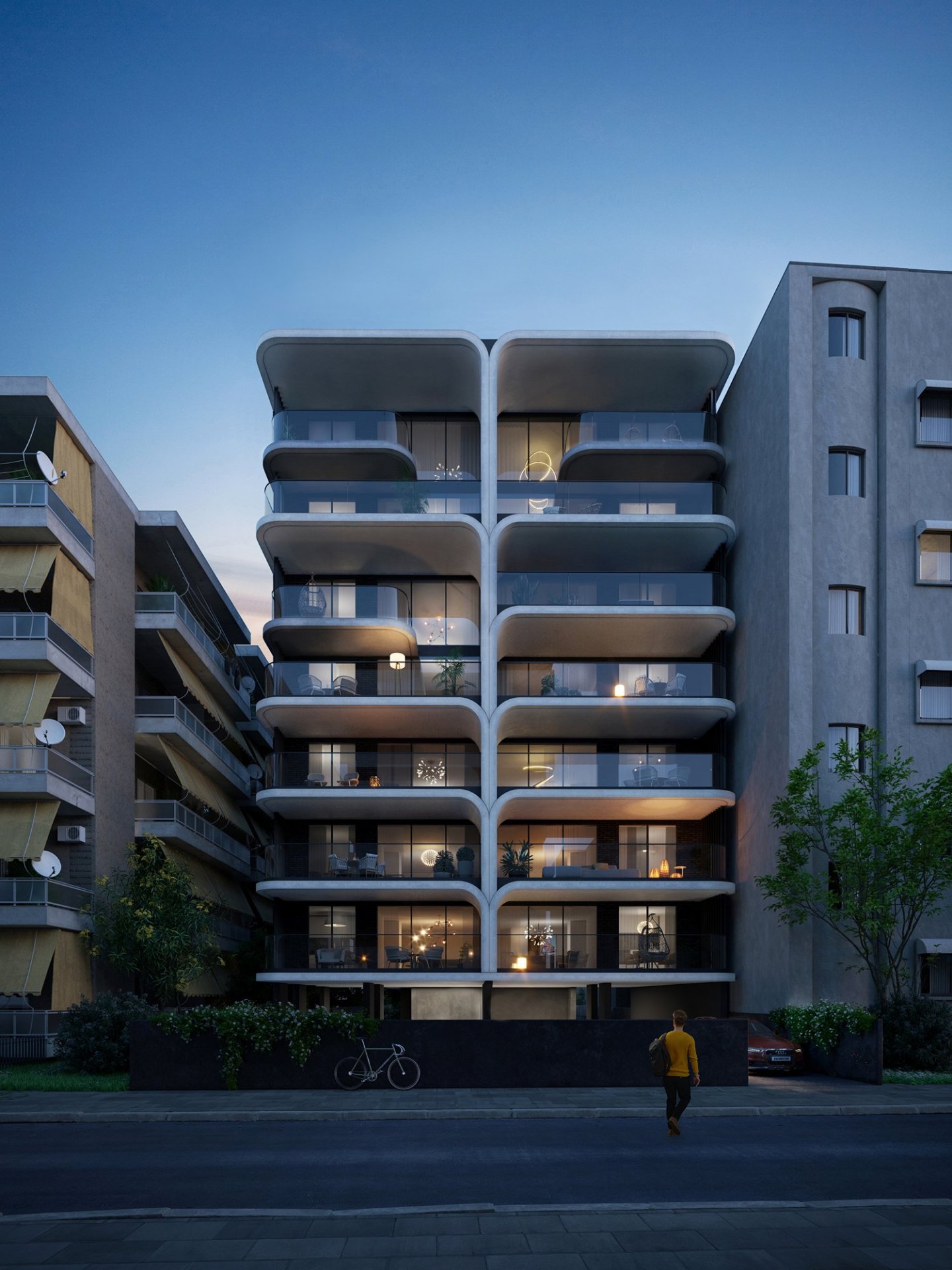 Modern 2-Bedroom Apartment with Private Balcony and Rooftop Pool Access — 6