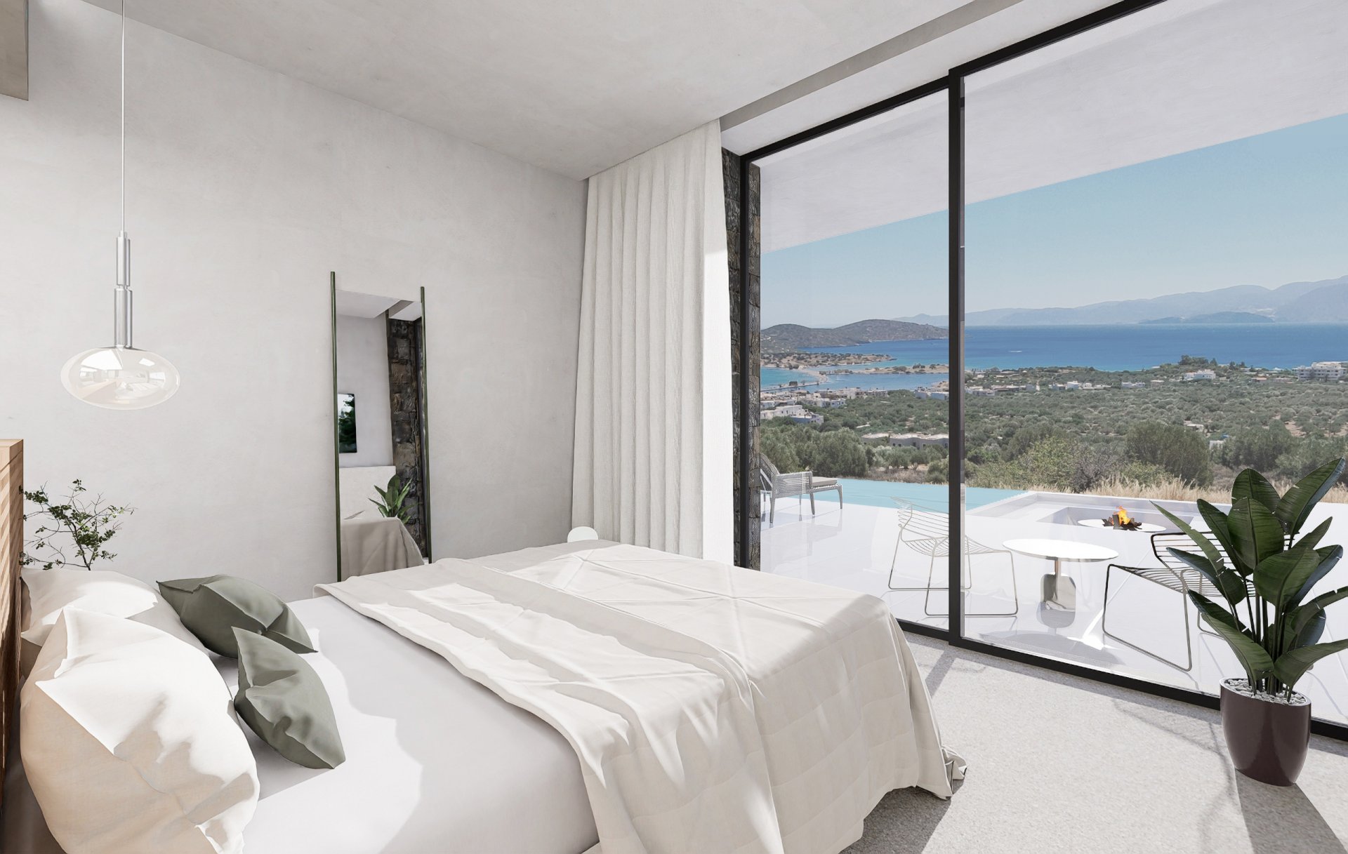 Villa Avenira – Modern Hilltop Elegance with Panoramic Views in Elounda — 3