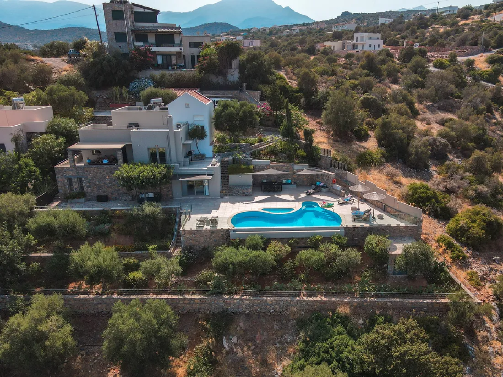 Elegant 4-Bedroom Villa with Private Pool – Katsikia, Agios Nikolaos — 1