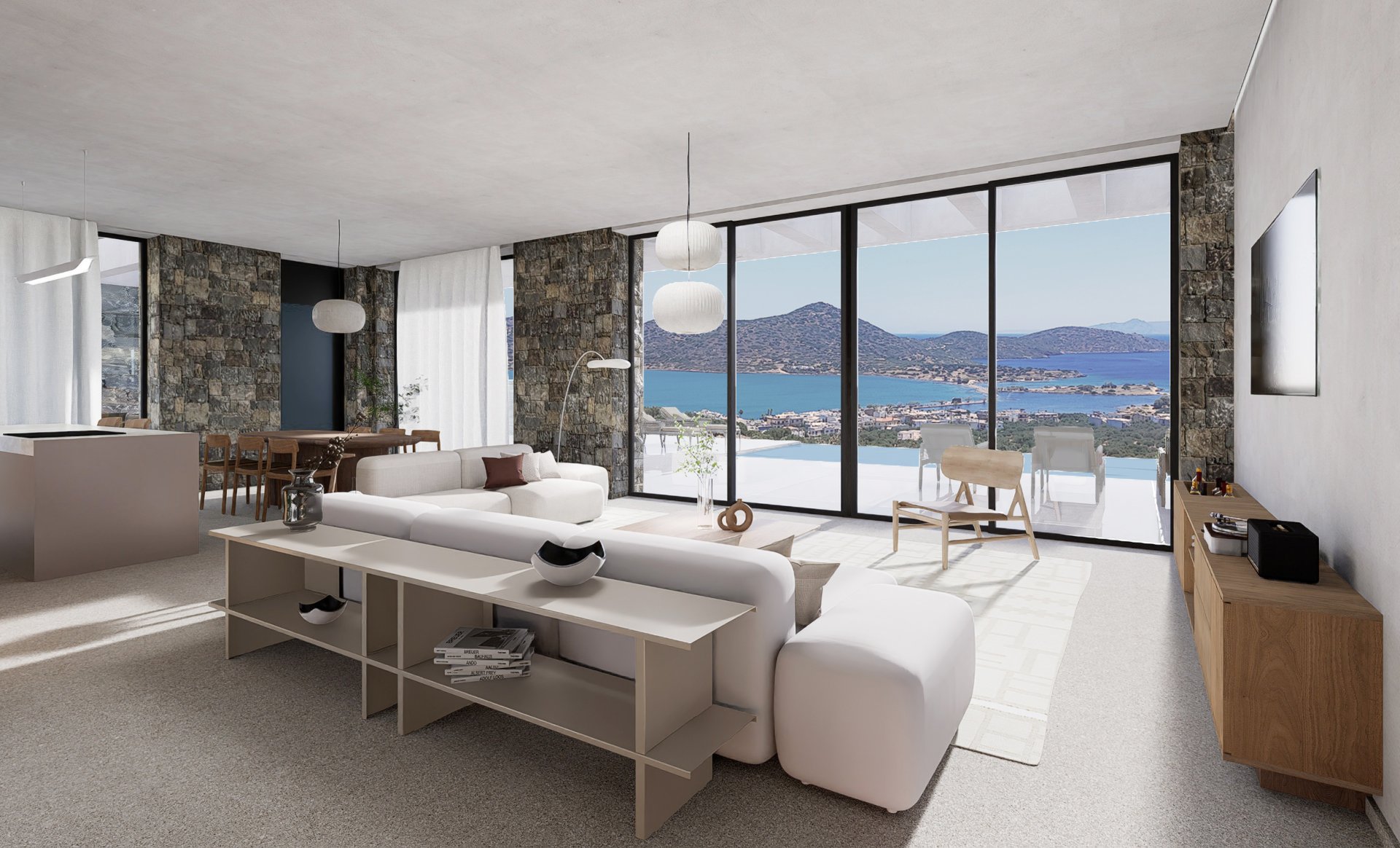 Villa Avenira – Modern Hilltop Elegance with Panoramic Views in Elounda — 2