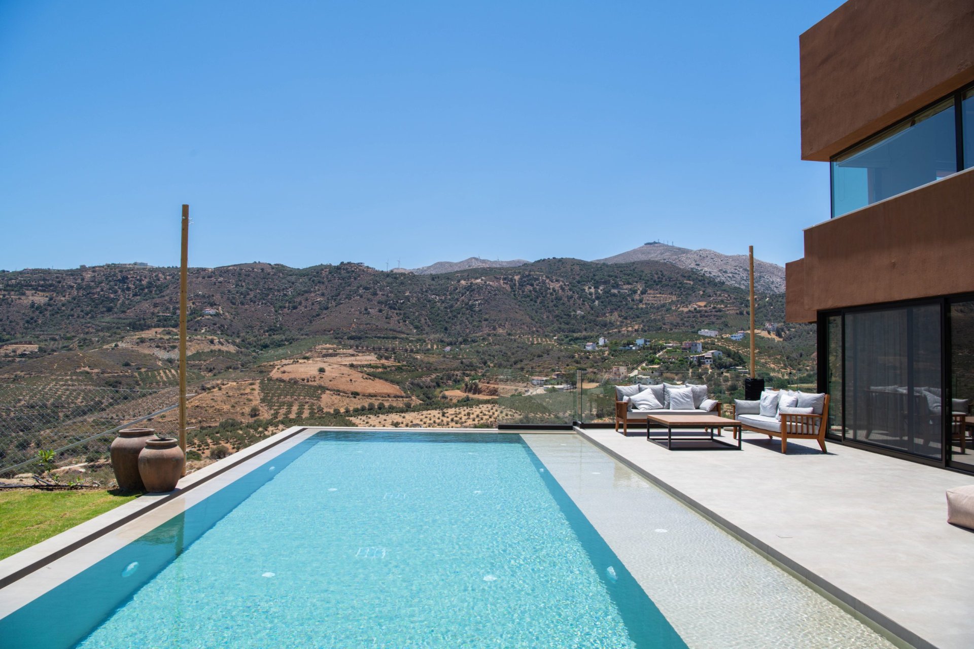 Luxury 7-Bedroom Hilltop Villa with Panoramic Sea Views – Agia Pelagia, Crete — 6