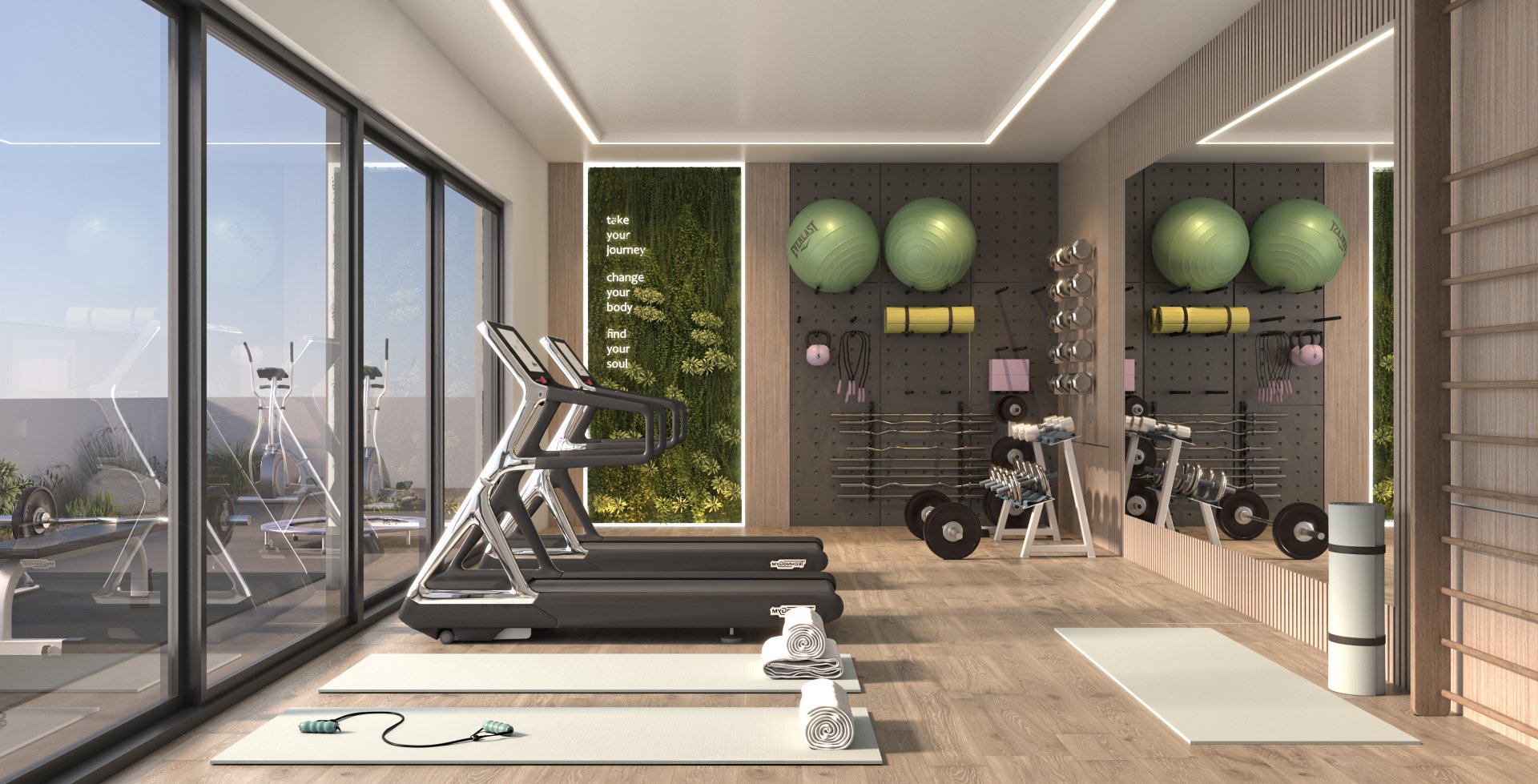 Modern Urban 2 Bedroom 2 Bathroom Residence — 3