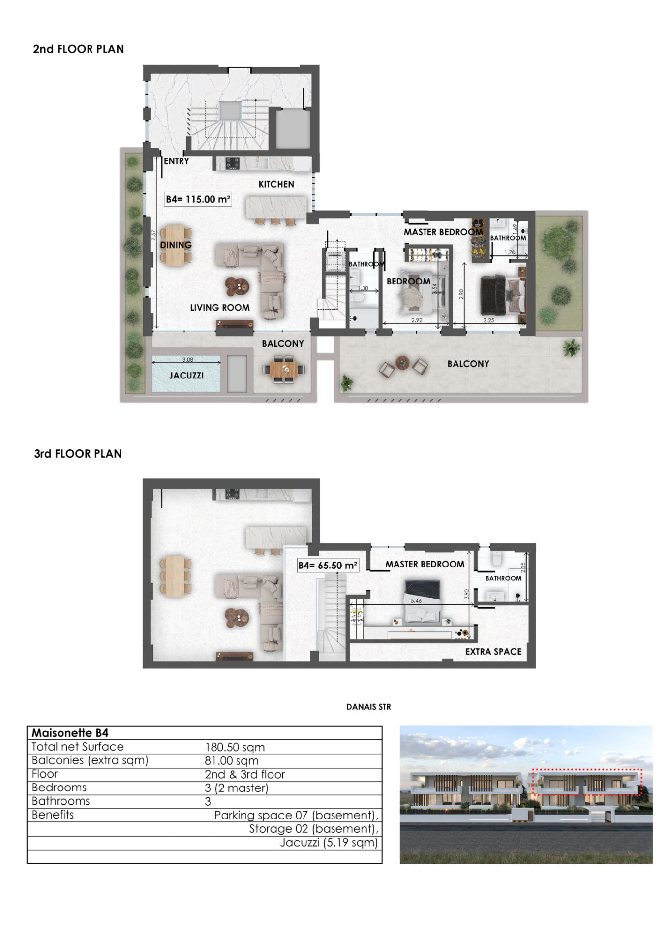 *BRAND NEW READY* Modern 3 Bedroom Maisonette with Jacuzzi & Expansive Terraces — 5