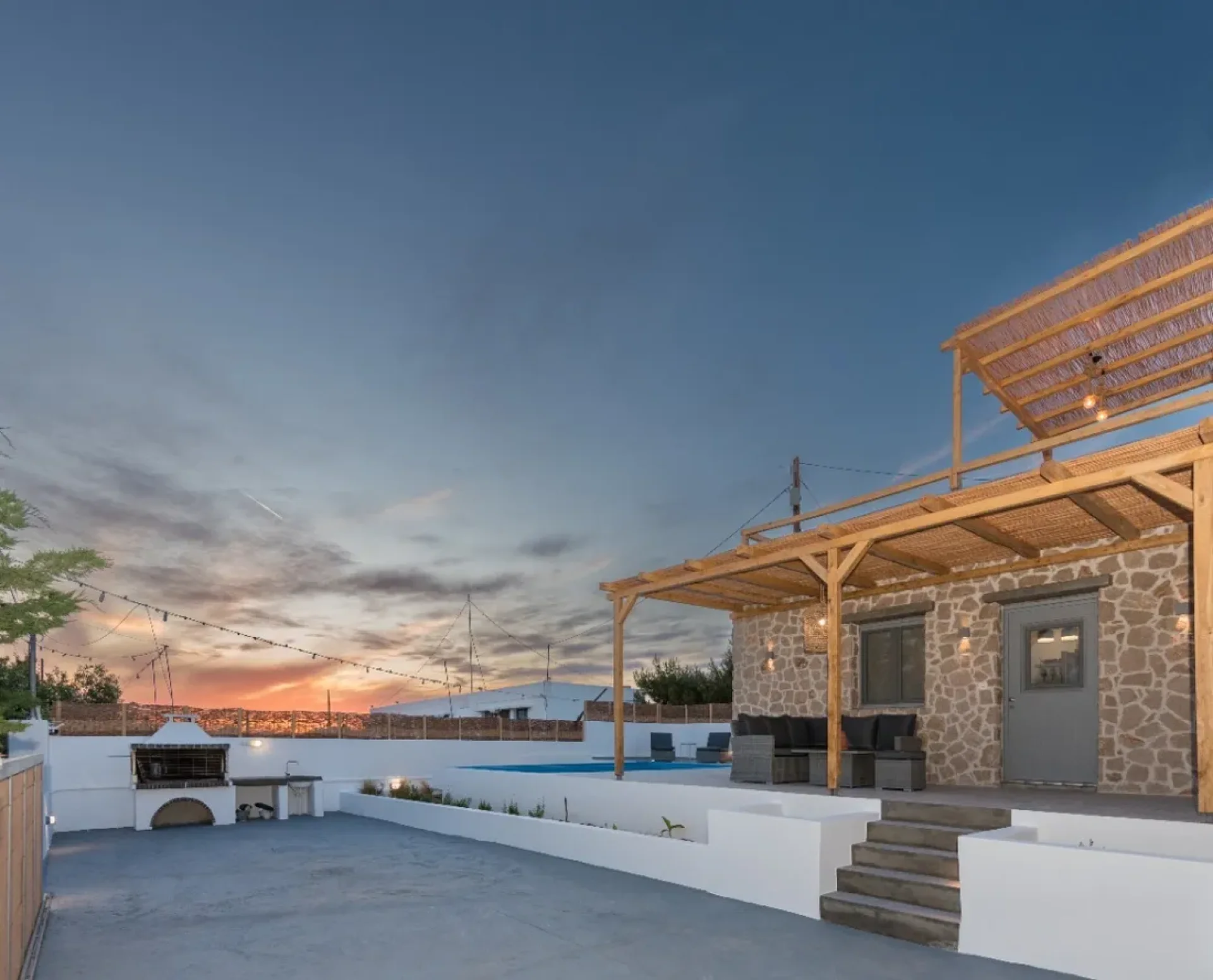 Newly Built Modern Cycladic Maisonette with Sea Views in Zephyria, Milos — 1