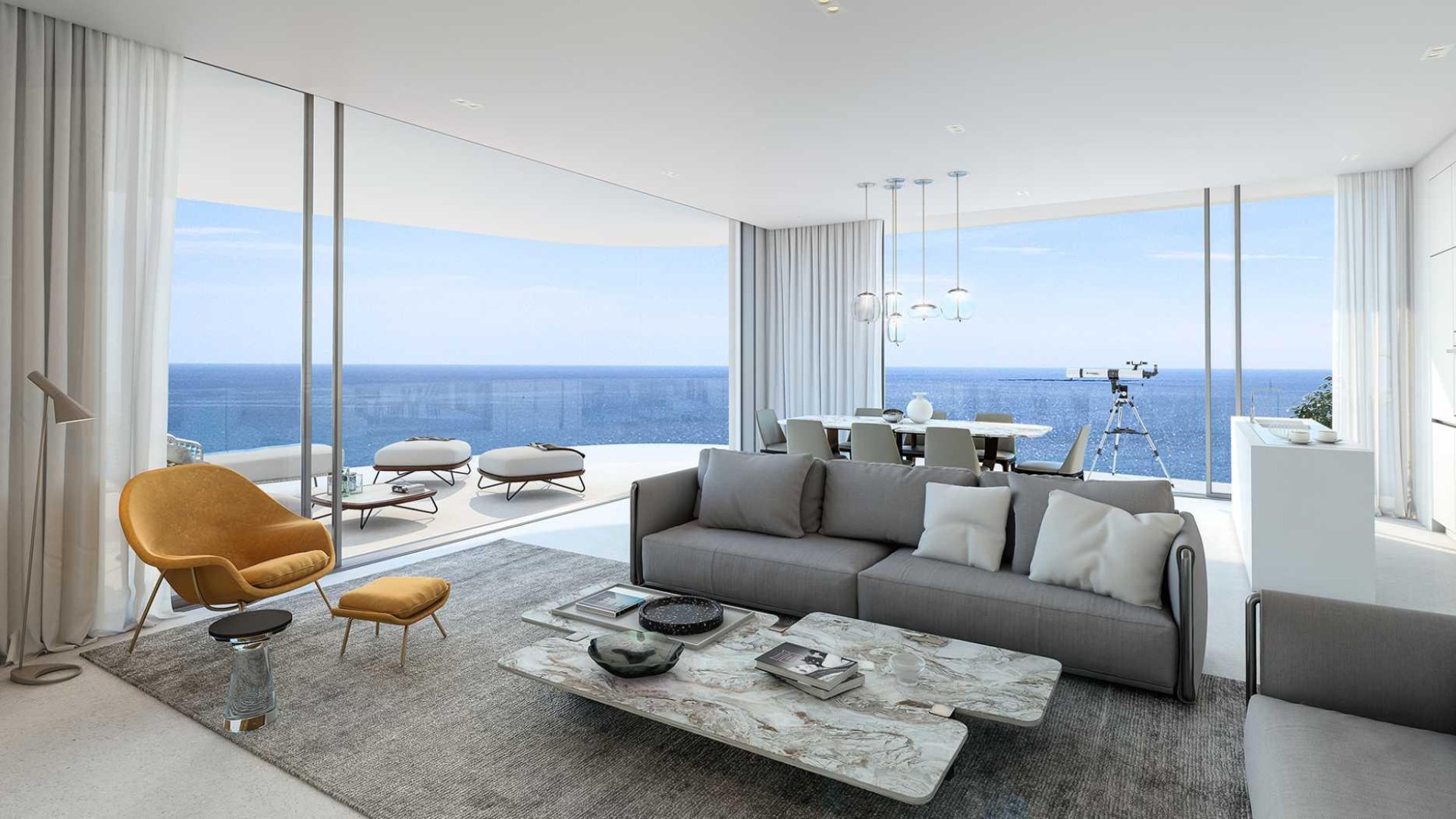 An Exceptional 3-Bedroom Sky Residence with Panoramic Sea Views — 2