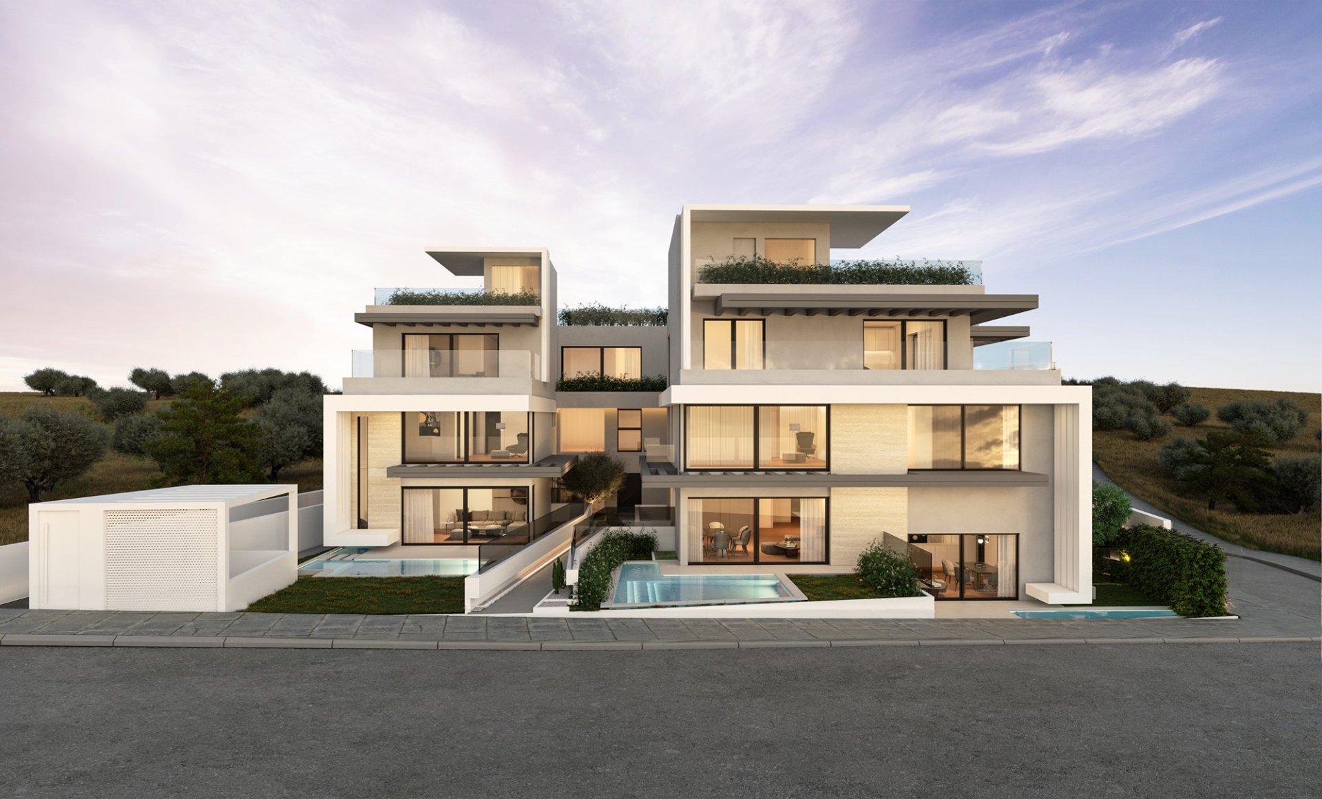 Modern 3-Bedroom Maisonette with Private Pool in Chania — 3