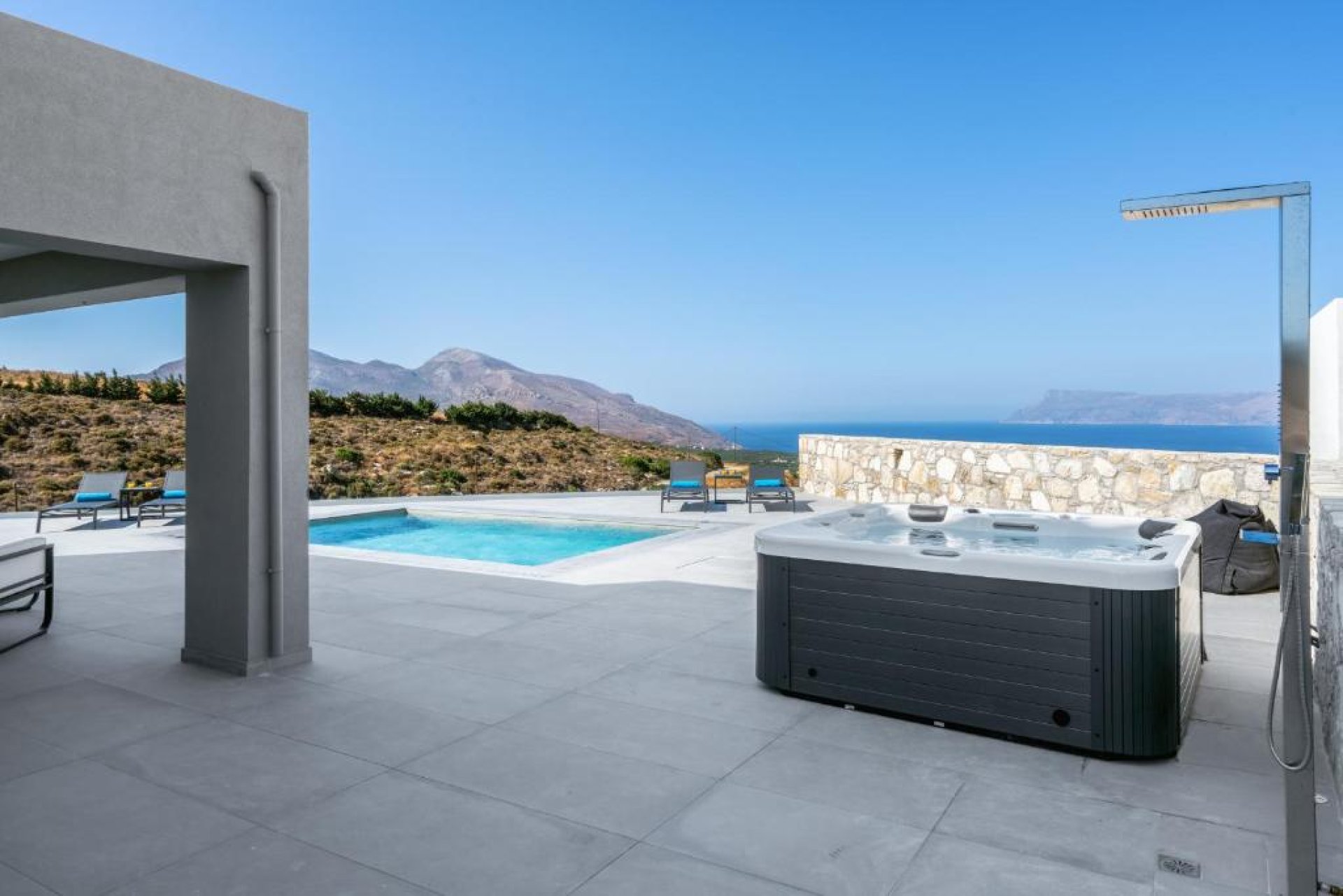 Twin Luxury Villas in Western Crete with Infinity Pools & Panoramic Sea Views — 5