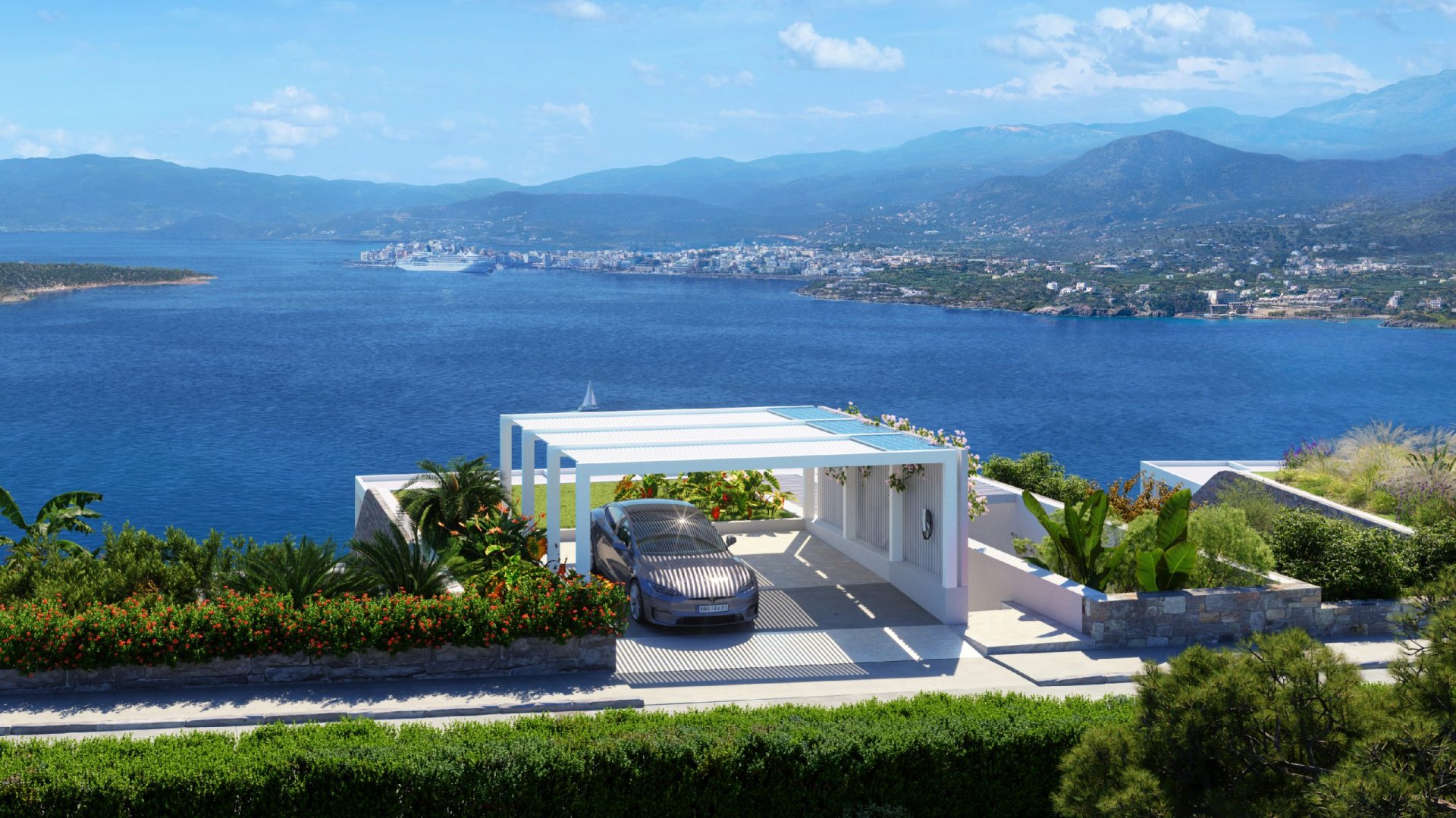 Amarin Villa – Timeless Coastal Elegance in Elounda Hills — 2
