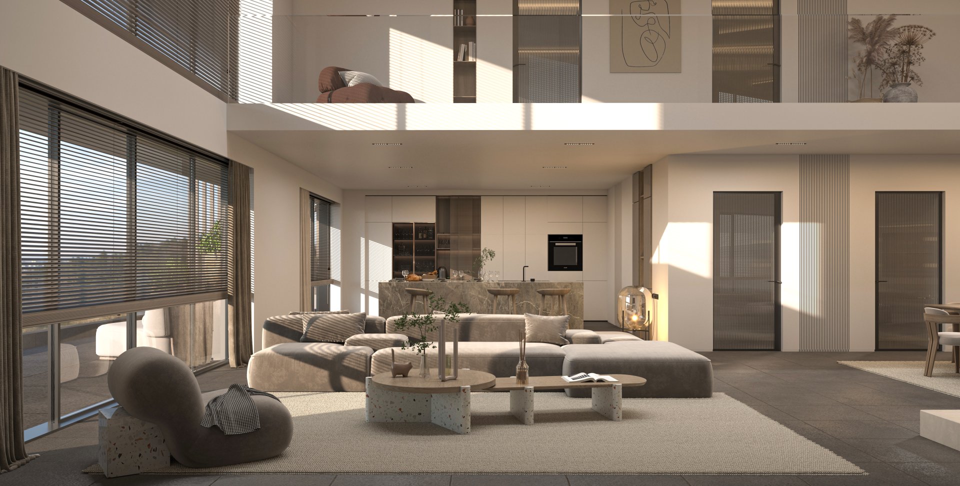3-Bedroom Penthouse Maisonette with Full Sea Views in Central Heraklion — 1