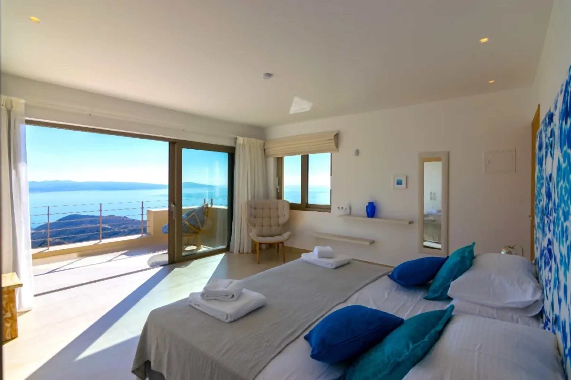 Luxury Sea View Villa with Infinity Pool & Private Plot – Agia Galini, South Crete — 5