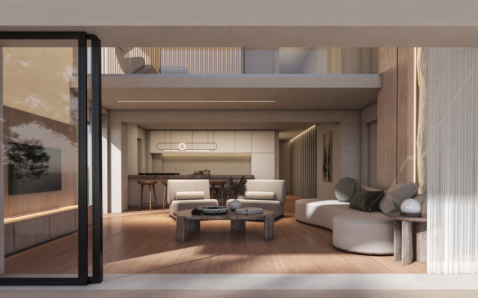 *Ready* Brand New 2 Bedroom Ground-Floor Apartment with Private Garden & Pool in Glyfada — 3