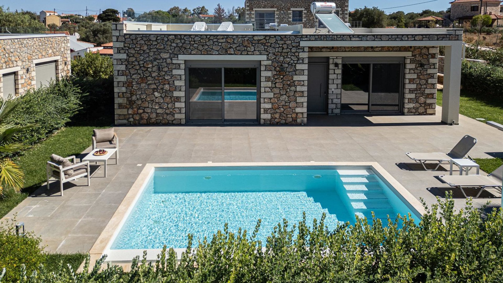 Stone-Built 2-Bedroom Villa with Private Pool & Mountain Views — 2