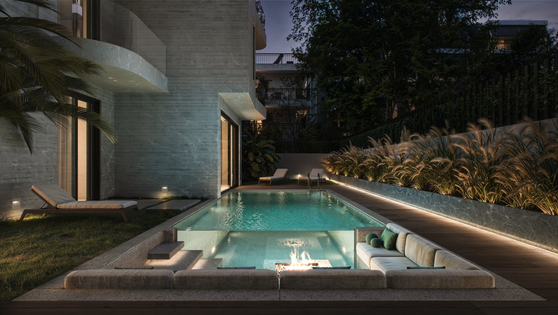 Your Own Private Oasis - A 3 Bedroom Duplex with a Private Pool — 2