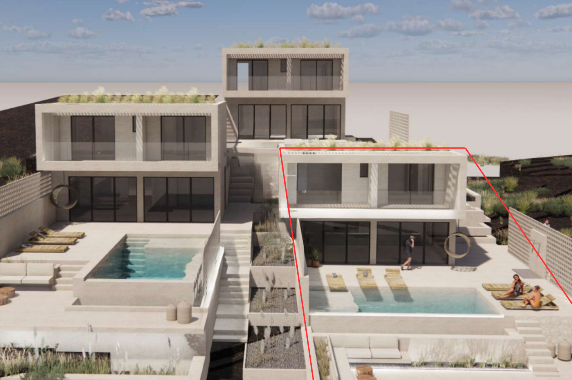 Luxury  3 Bedroom Villa with Panoramic Sea & Mountain Views — 3