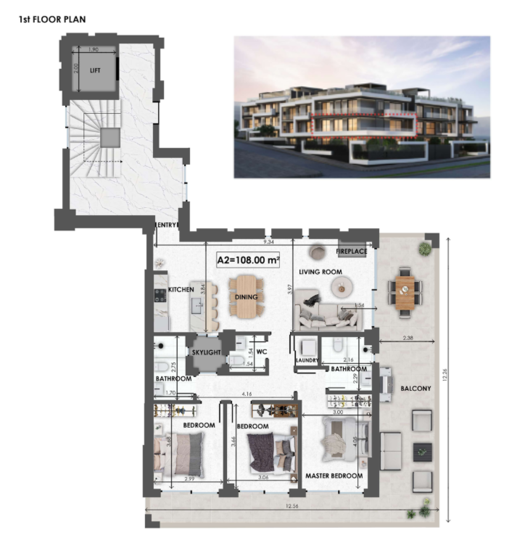 Ready Brand New 3 Bedroom Luxury Apartment — 4