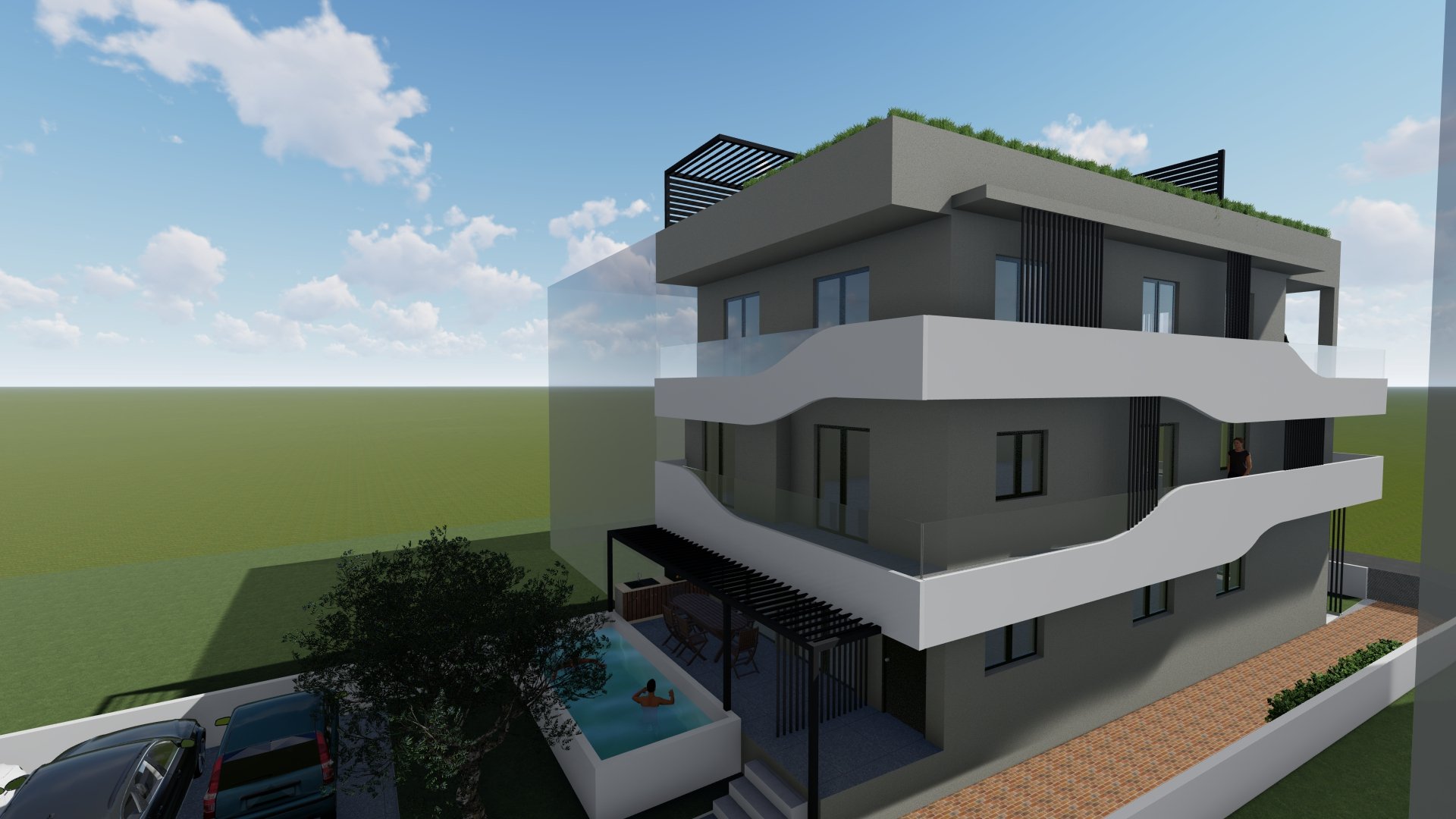 Luxury Ground Floor Residence with Private Pool in Chalandri — 2
