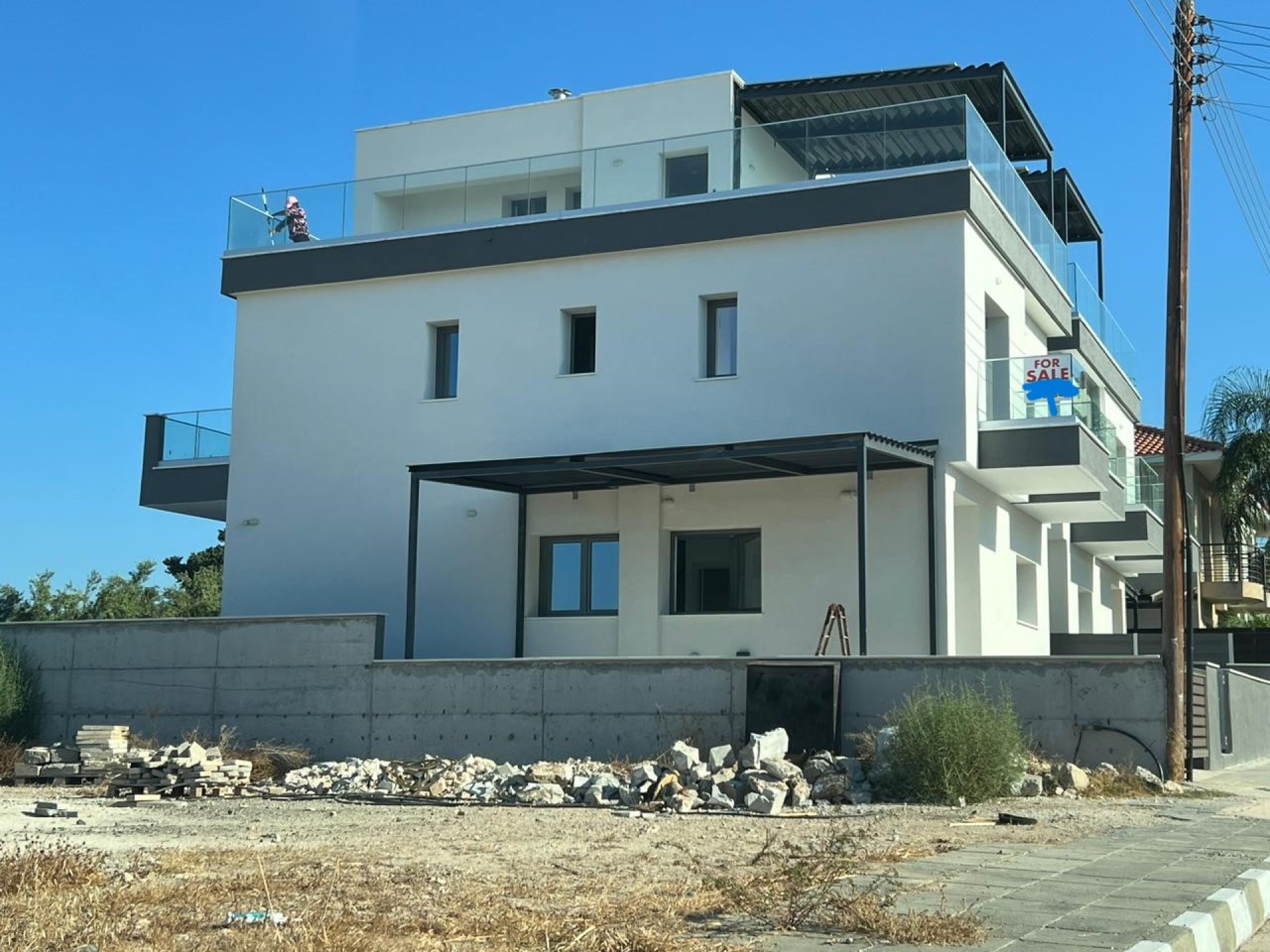 Contemporary Coastal Villa with Private Pool in Mandria, Paphos — 2