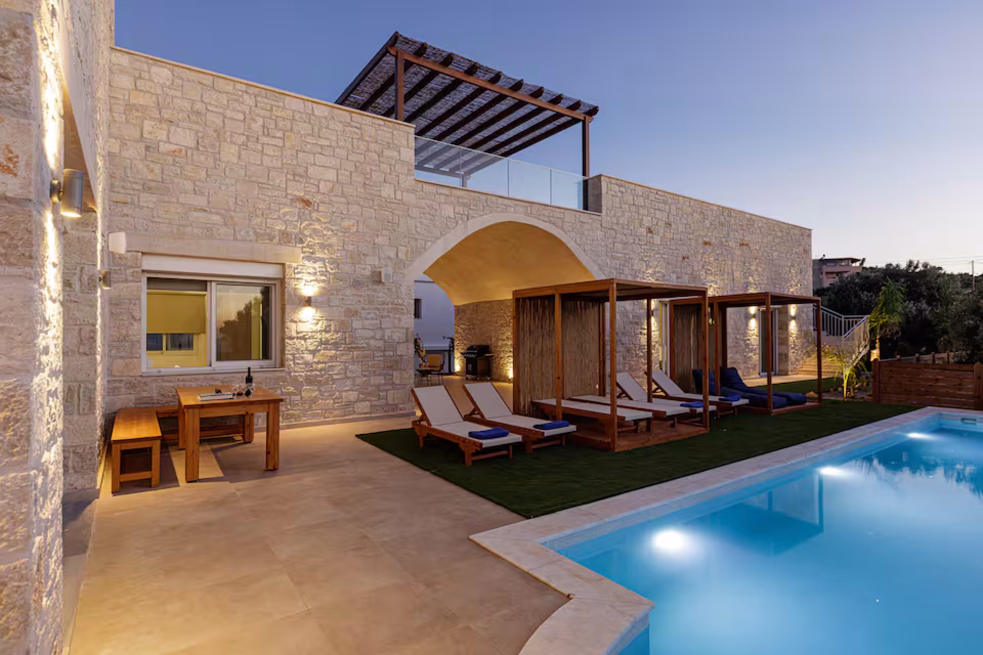 Elegant Stone Villa with Private Pool & Sea Views — 5