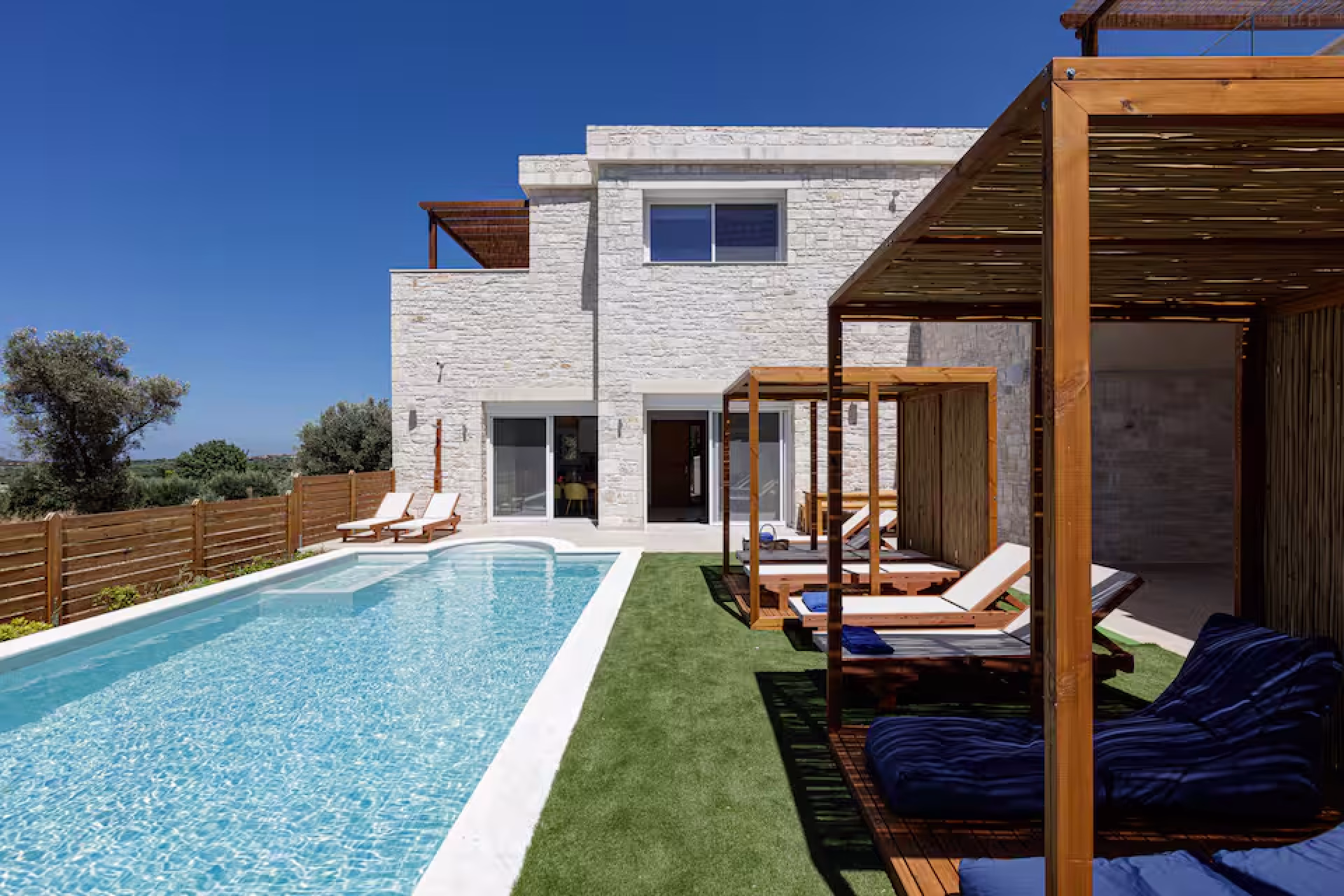 Elegant Stone Villa with Private Pool & Sea Views — 2
