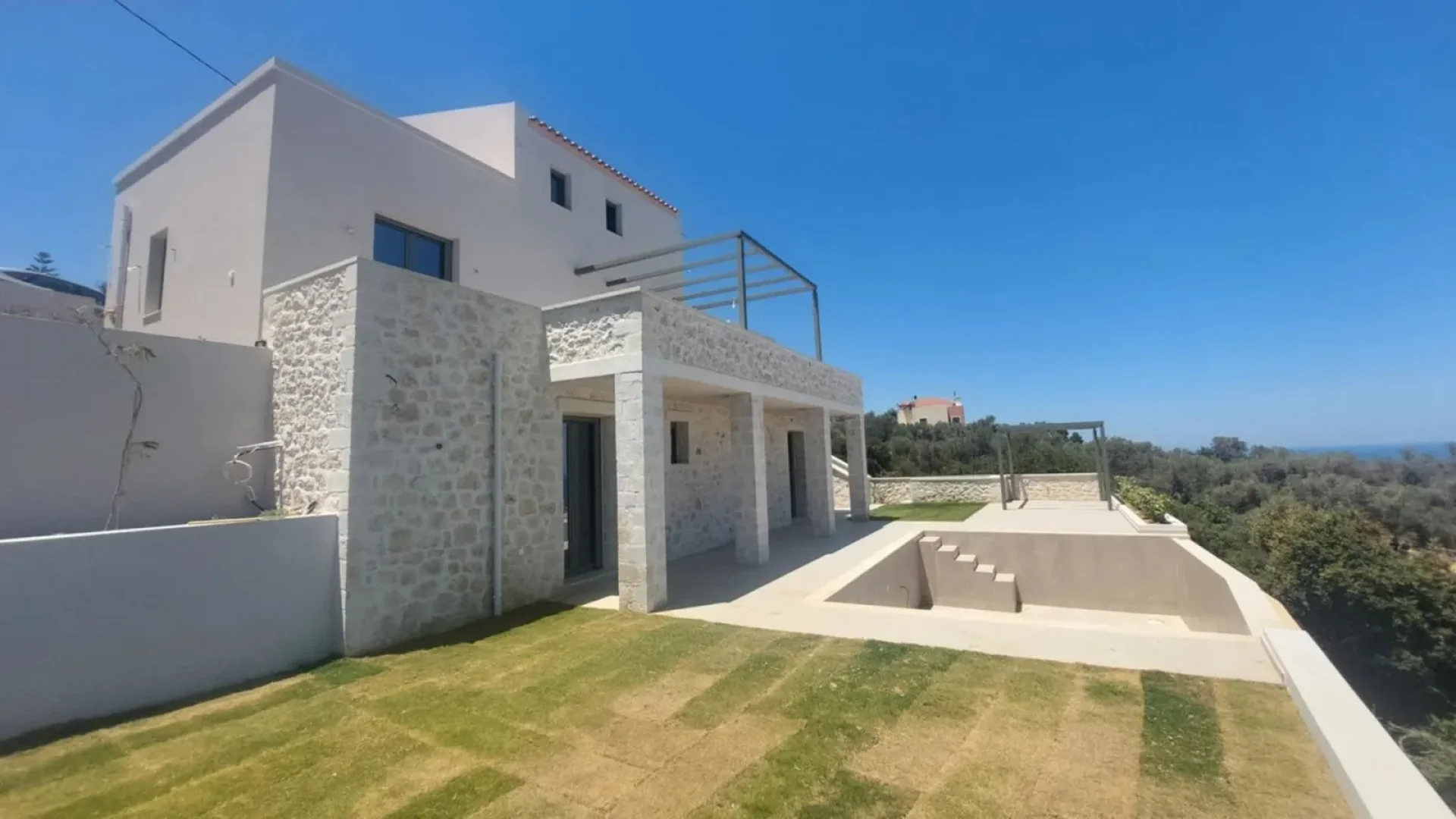Newly Built Villa with Sea View & Infinity Pool – Dilofos, Maroulas, Rethymno — 2