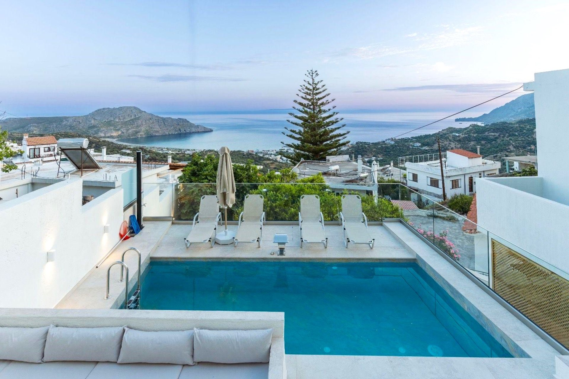 Villa with Panoramic Sea Views in Myrthios — 1