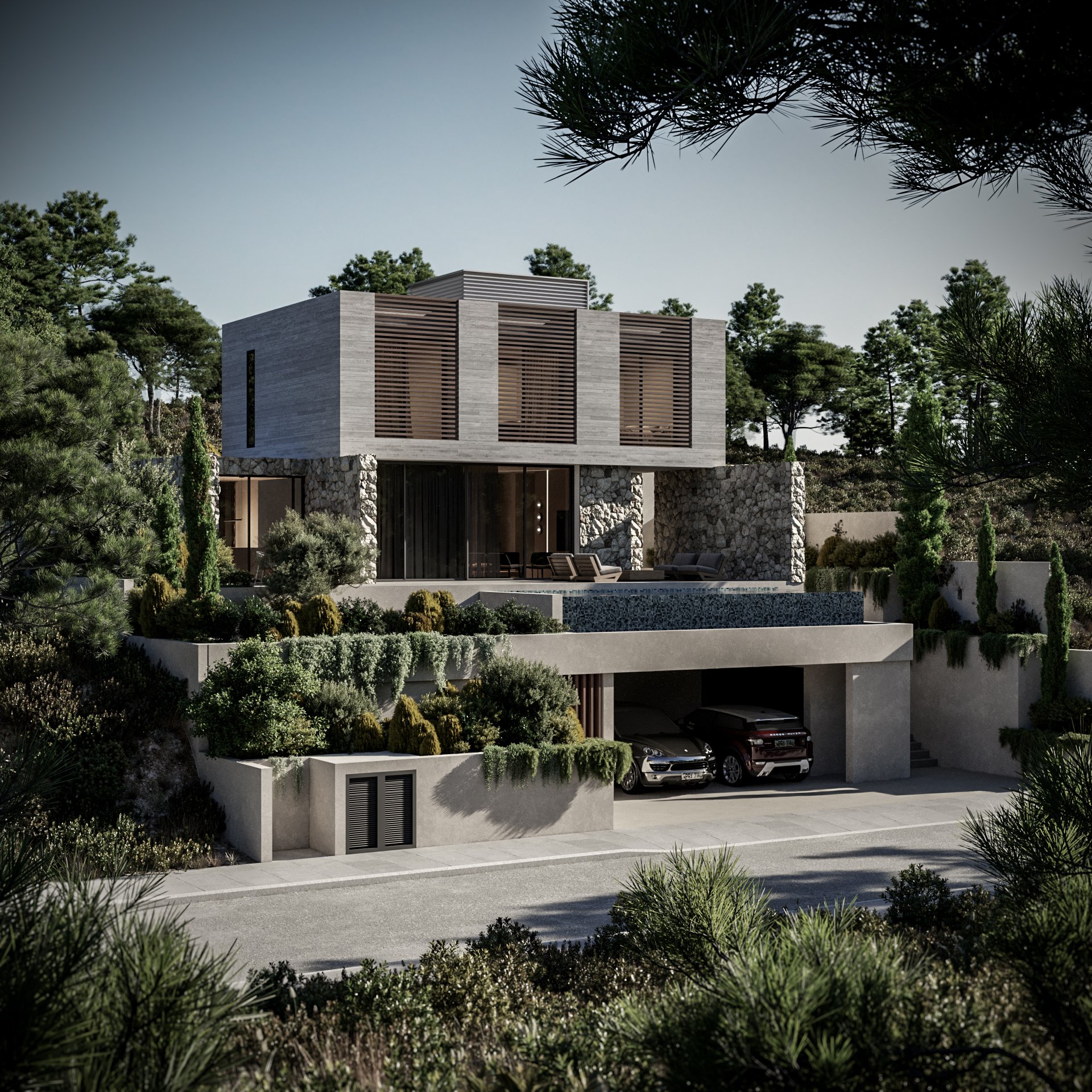 A Smart Luxury Hilltop Villa with Panoramic Views and Contemporary Design — 3
