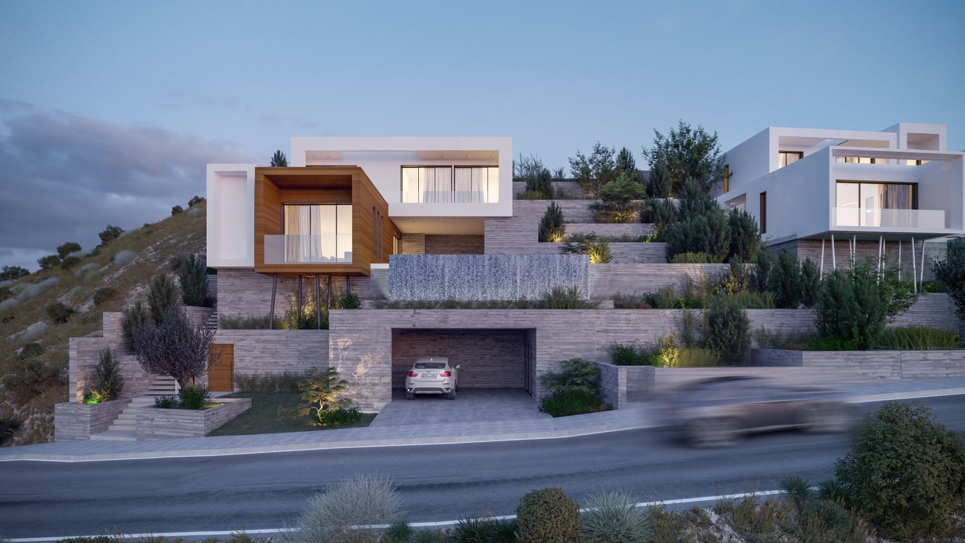 A Contemporary Hilltop Villa with Panoramic Sea Views and Refined Living — 1