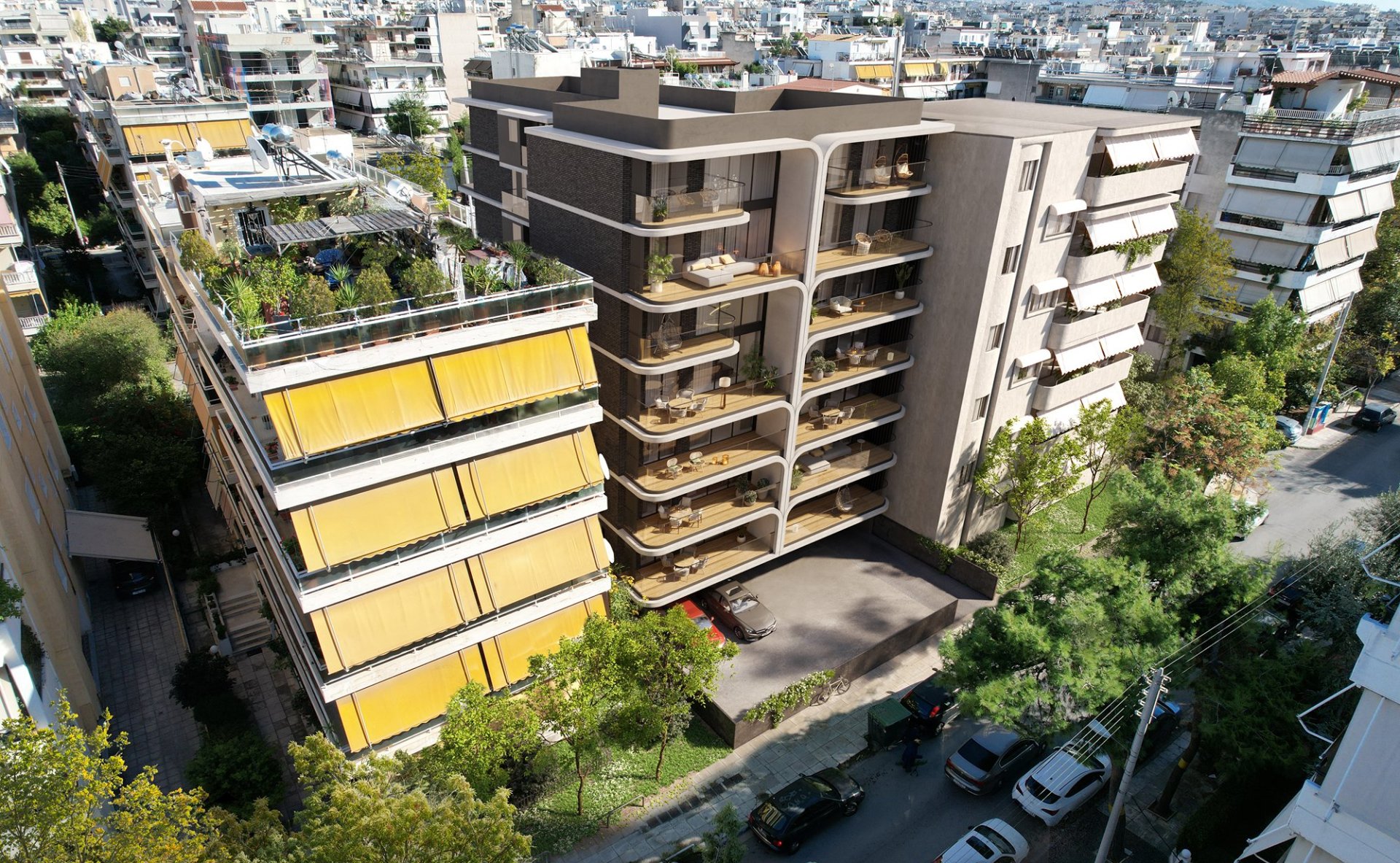 A High Floor duplex with expansive outdoor living and rooftop pool access on the Athenian Riviera — 5